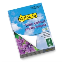Φωτογραφικό ματ υψηλού χρώματος χαρτί 123ink, 10x15, 230 g (100 φύλλα)  064030