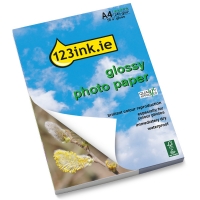 Φωτογραφικό χαρτί υψηλής γυαλάδας 123ink, A4, 230 g (50 φύλλα) Q5437AC 064070