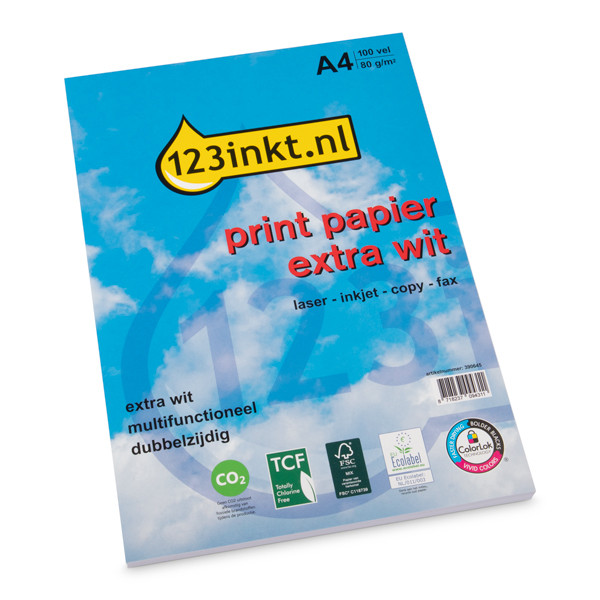 Χαρτί φωτοτυπικού 123ink 1 συσκευασία 100 φύλλα A4 - 80 γραμμάρια FSC® Mix Credit 390645 - 1
