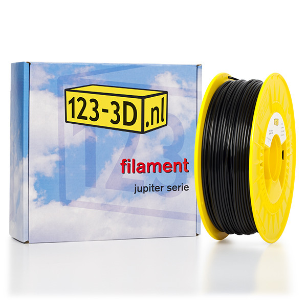 Filament Μαύρο PETG 2,85 mm 1 kg σειρά Jupiter (μάρκα 123-3D) DFP01125 - 1