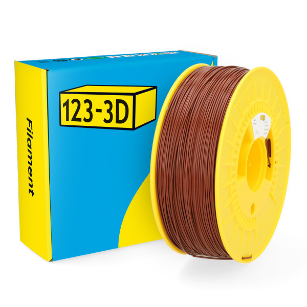 123-3D Filament ABS Καφέ 1,75 mm 1 kg DHM00145 - 1