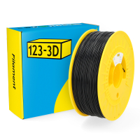 123-3D Filament ASA Μαύρο 1,75 mm 1 kg DHM00152