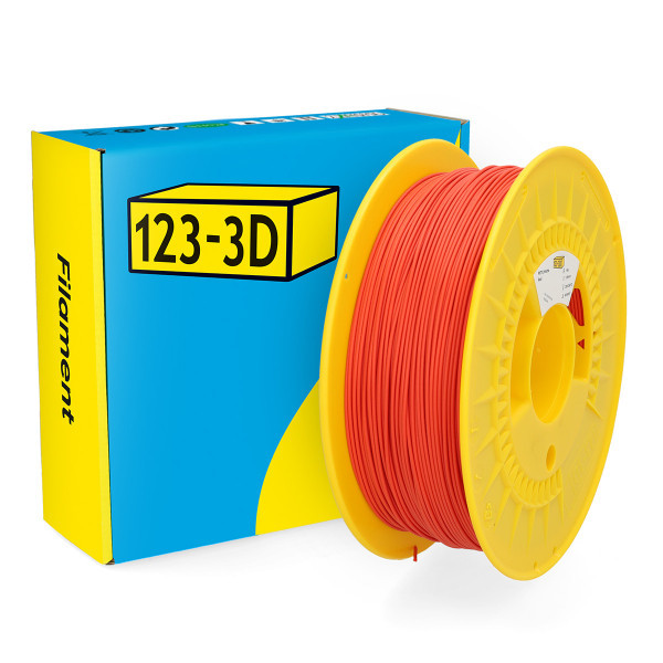 123-3D Filament PETG Ματ Κόκκινο 1,75 mm 1 kg DHM00246 - 1