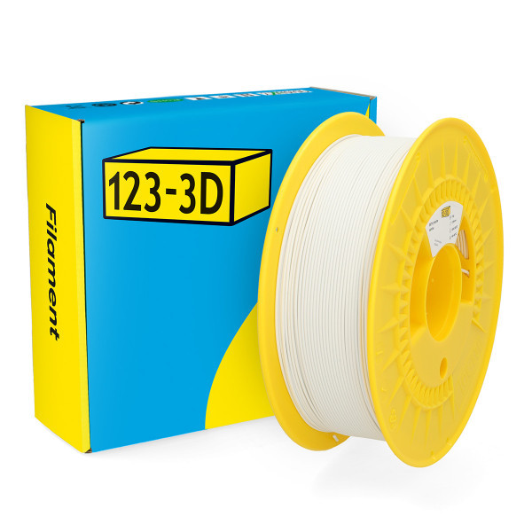 123-3D Filament PETG Ματ Λευκό 1,75 mm 1 kg DHM00241 - 1