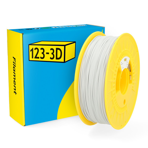 123-3D Filament PLA Ανοιχτό Γκρι 1,75 mm 1 kg DHM00017 - 1