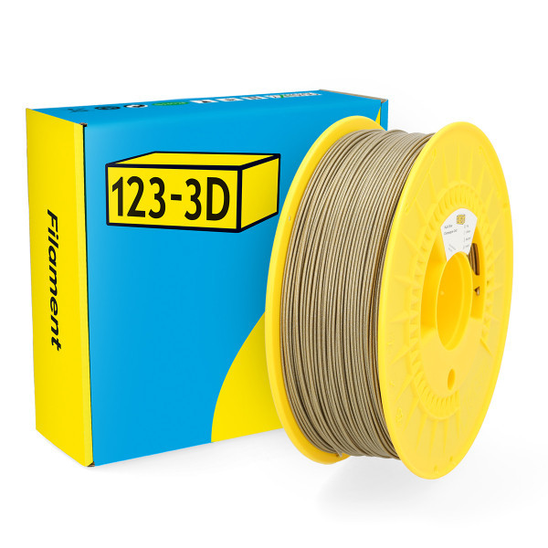 123-3D Filament PLA Γκλίτερ Σαμπανιζέ Χρυσό 1,75 mm 1 kg DHM00059 - 1