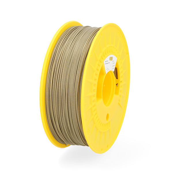 123-3D Filament PLA Γκλίτερ Σαμπανιζέ Χρυσό 1,75 mm 1 kg DHM00059 - 2