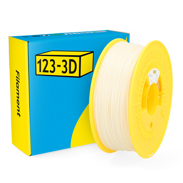 123-3D Filament PLA Κρεμ Λευκό 1,75 mm 1 kg DHM00023 - 1