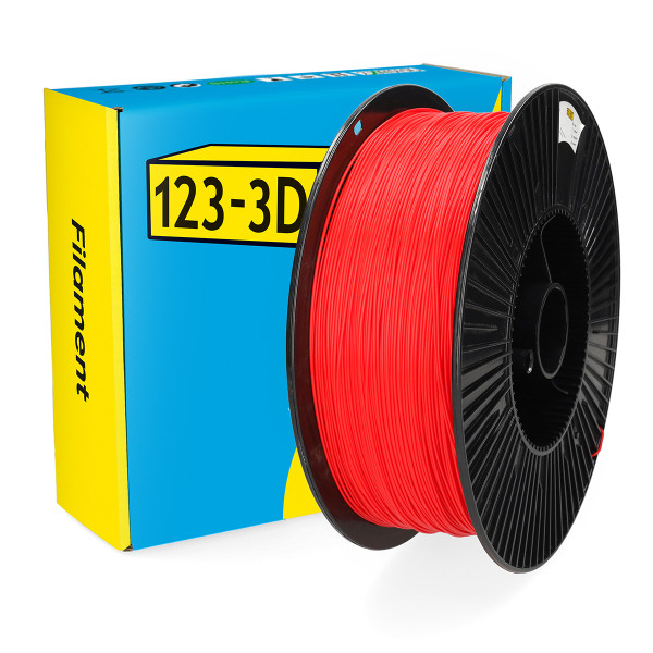 123-3D Filament PLA Κόκκινο 1,75 mm 3 kg DHM00185 - 1
