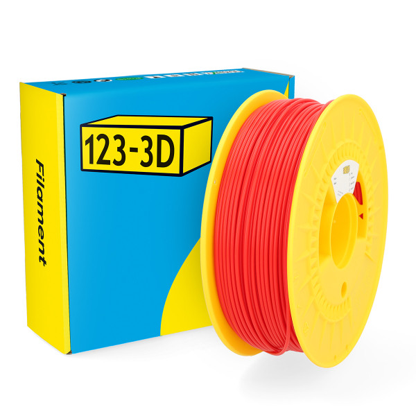123-3D Filament PLA Κόκκινο 2,85 mm 1 kg DHM00028 - 1