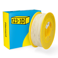 123-3D Filament PLA Μάρμαρο Λευκό 1,75 mm 1 kg DHM00111