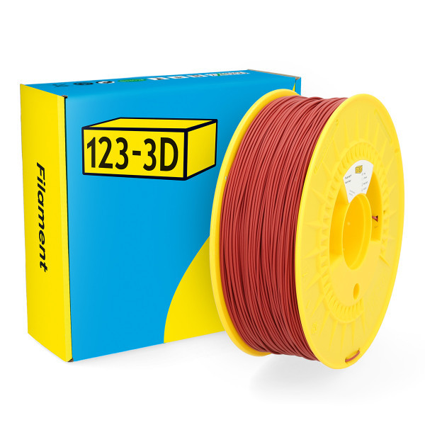123-3D Filament PLA Ματ Κόκκινο 1,75 mm 1 kg DHM00100 - 1