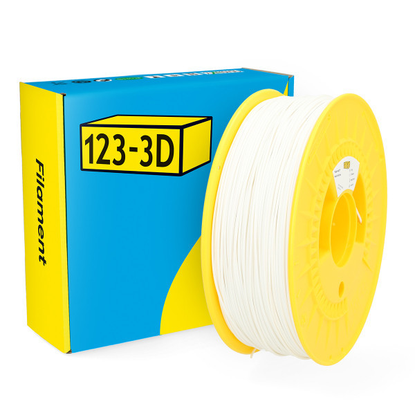 123-3D Filament PLA Ματ Λευκό 1,75 mm 1 kg DHM00106 - 1