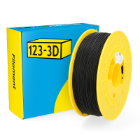 123-3D Filament PLA Ματ Μαύρο 1,75 mm 1 kg DHM00102