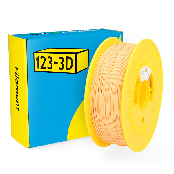 123-3D Filament PLA Παστέλ Πορτοκαλί 1,75 mm 1 kg DHM00048 - 1