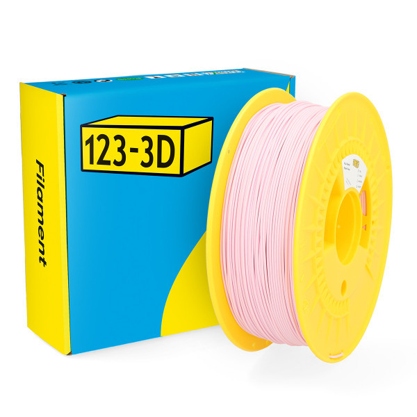 123-3D Filament PLA Παστέλ Ροζ 1,75 mm 1 kg DHM00050 - 1