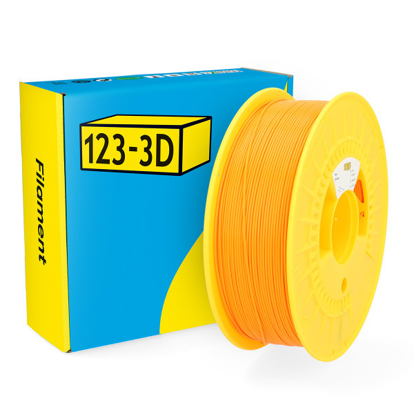 123-3D Filament PLA Πορτοκαλί 1,75 mm 1 kg DHM00008 - 1