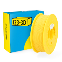 123-3D Filament PLA Υψηλής Ταχύτητας Κίτρινο 1,75 mm 1 kg DHM00043