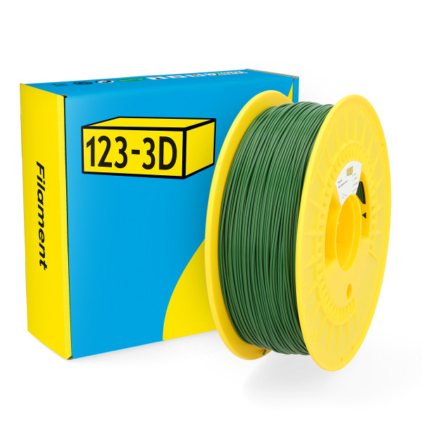 123-3D Filament PLA Υψηλής Ταχύτητας Πράσινο 1,75 mm 1 kg DHM00040 - 1
