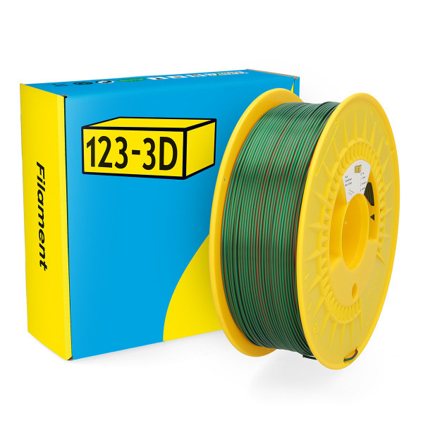 123-3D Filament PLA Chameleon Κόκκινο-Πράσινο 1,75 mm 1 kg DHM00251 - 1