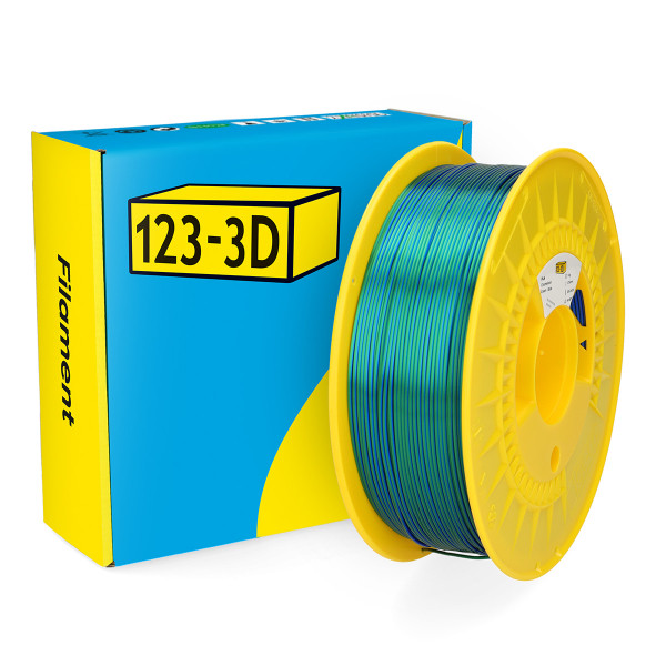123-3D Filament PLA Chameleon Πράσινο-Μπλε 1,75 mm 1 kg DHM00256 - 1