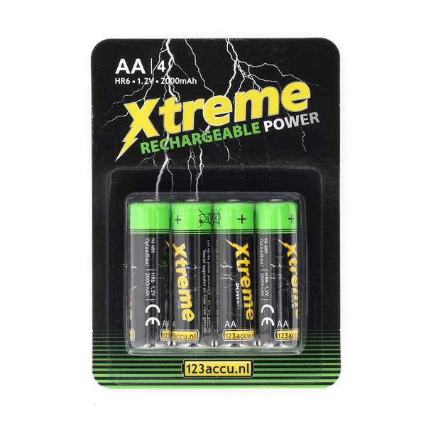 Επαναφορτιζόμενη μπαταρία AA 123 ink Xtreme Power (συσκευασία 4) ADR00076 - 1