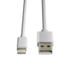 123ink Καλώδιο φόρτισης Lightning λευκό για Apple (1 μέτρο) 302265 - 1
