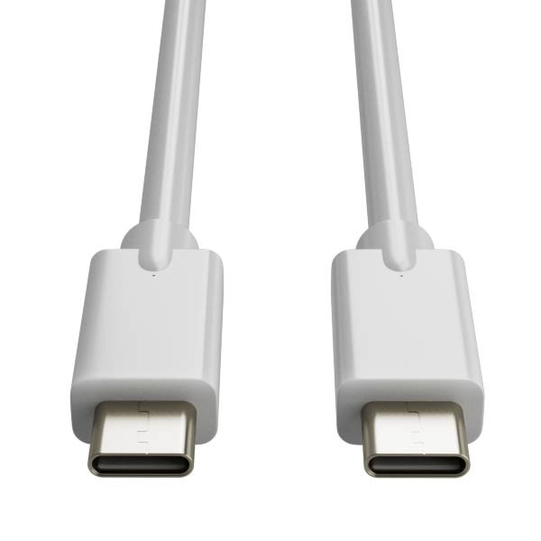123ink Καλώδιο φόρτισης USB-C σε USB-C 3.2 λευκό (2 μέτρα) 302270 - 1