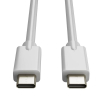 123ink Καλώδιο φόρτισης USB-C σε USB-C 3.2 λευκό (2 μέτρα) 302270 - 1