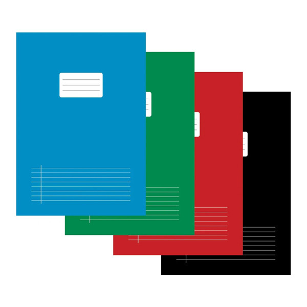 123ink Τετράδια A4 με γραμμές, 40 φύλλα (συσκευασία των 5) 390507 - 1