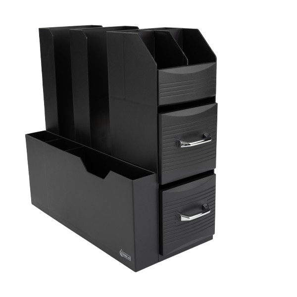 123ink διοργανωτής αξεσουάρ καφέ μαύρο 302563 - 1