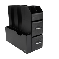 123ink διοργανωτής αξεσουάρ καφέ μαύρο 302563