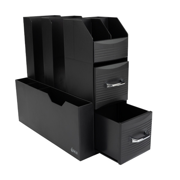 123ink διοργανωτής αξεσουάρ καφέ μαύρο 302563 - 3