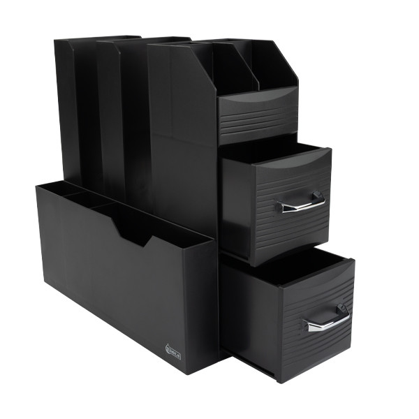 123ink διοργανωτής αξεσουάρ καφέ μαύρο 302563 - 4