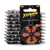 123ink Xtreme Power 13 / PR48 / Πορτοκαλί μπαταρία ακουστικού βαρηκοΐας 120 τεμάχια
