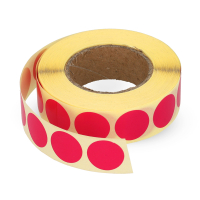 Αυτοκόλλητες Στρογγυλές Ετικέτες Ø 18 mm ροζ (1.000 ετικέτες σε ρολό) 300806