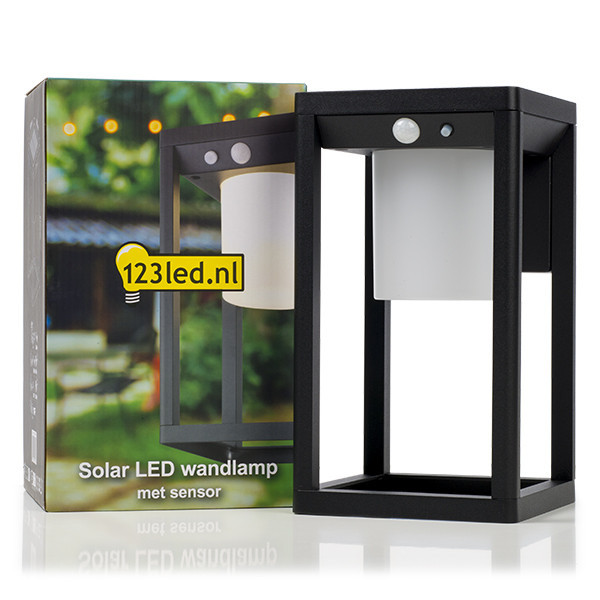 123inkt Ηλιακός επιτοίχιος λαμπτήρας 123 led Kingsbridge με αισθητήρα KH1972DN LDR08540 - 2