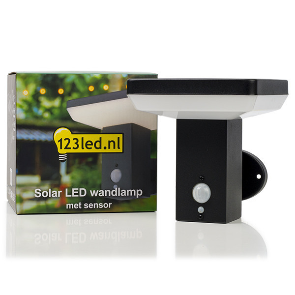 123inkt Ηλιακός επιτοίχιος λαμπτήρας 123 led Primrose Hill με αισθητήρα KH1964AWU-1 LDR08545 - 2