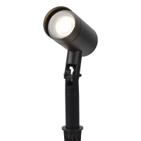 123inkt Καρφωτό Φωτιστικό Σποτ Δαπέδου 123LED Alden GU10 IP54 Black 5961 LDR08509