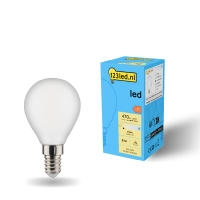 Λαμπτήρας νήματος ματ με σφαιρικό νήμα 123 LED E14 με δυνατότητα ρύθμισης φωτεινότητας 4,5W (40W) | 2700K LDR01912