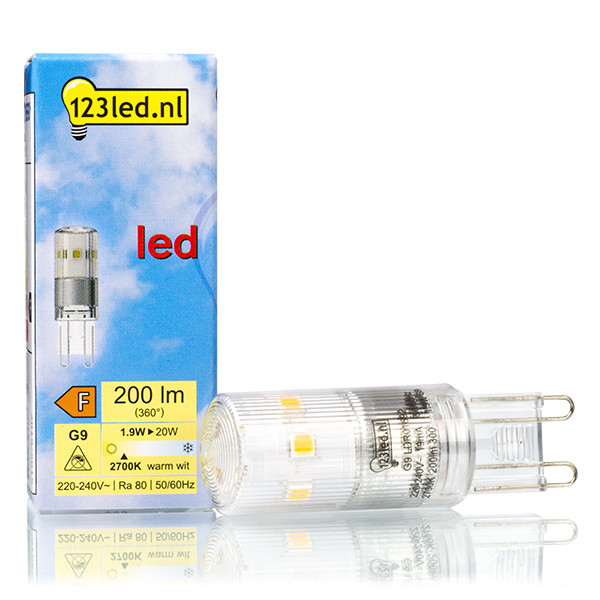 123inkt Λαμπτήρας LED 123LED G9 Capsule 2700K 200lm 1.9W Warm White  LDR01692 - 1