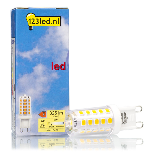 123inkt Λαμπτήρας LED 123LED G9 LED Capsule Dimmable 2700K 325lm 3.2W Warm White  LDR01710 - 1