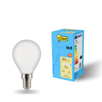Λαμπτήρας LED E14 123 led με δυνατότητα ρύθμισης φωτεινότητας, ματ, 2.5W (25W) | 4000K LDR01910