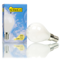 Λαμπτήρας LED E14 123 led με δυνατότητα ρύθμισης φωτεινότητας, ματ, 2.8W (25W) LDR01620