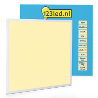 123inkt Πάνελ 123 led 60x60 cm ζεστό λευκό | 3000 χιλιάδες | 3900 lumens (30W) 0801109L123 911401850782c LDR08664