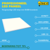 123inkt Πάνελ 123 led 60x60 cm φωτεινό λευκό | 4000 χιλιάδες | 4000 lumens (40W) 0801086L123 LDR08654 - 2
