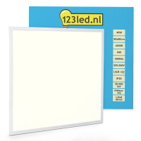 123inkt Πάνελ 123 led 60x60 cm φωτεινό λευκό | 4000 χιλιάδες | 4000 lumens (40W) 0801086L123 LDR08654