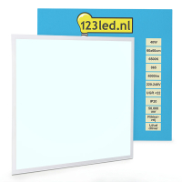 123inkt Πάνελ 123 led 60x60 cm ψυχρό λευκό | 6500K | 4000 lumens (40W) 0801104L123 LDR08656
