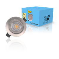 Προβολέας 123 led με χωνευτό φωτισμό νικελίου, Ø 68mm (5,5W) | 2000-2700K LDR01976