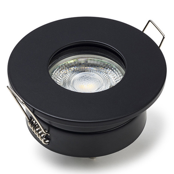 123inkt Φωτιστικό LED Χωνευτό Στρογγυλό 123LED GU10 IP65 83mm Black TS6801-MB LDR08015 - 2